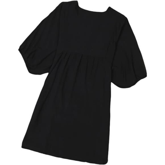 Kafeimali Women's Summer Mini Dress Bohemian Embroidery Tunic Shift Blouse - Picture 6 of 8